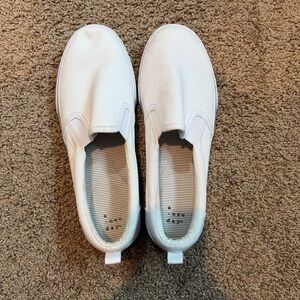 A New Day Kids White Slip-On Sneakers
